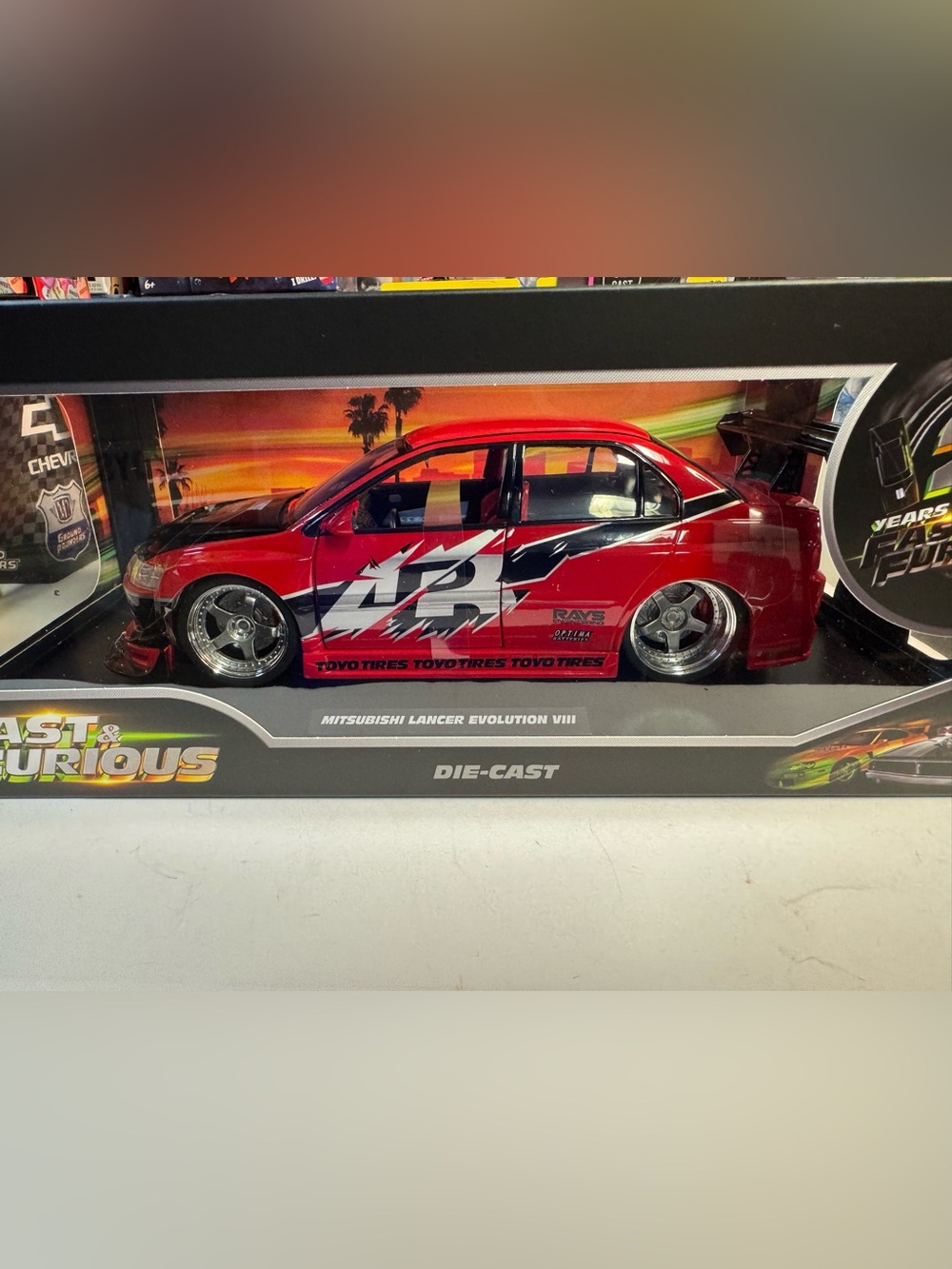 Jada 25 Years of Fast & Furious Mitsubishi Lancer Evolution VIII 1:18